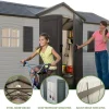 Outdoor Storage Shed, 8 x 15 Foot, Desert Sand - 6446