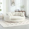 Oversized Double Loaf Sofa Bed With Supportive Armrests