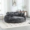 Oversized Double Loaf Sofa Bed With Supportive Armrests