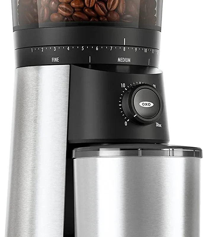 OXO Brew Conical Burr Coffee Grinder - Silver