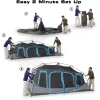 Ozark Trail Dark Rest Instant Cabin Tent, 10-Person, Gray, 14 ft x 10 ft - WMT-141078D