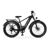 Ozark Trail Electric Fat Tire Bike, 26in, 48V, Class 2, Black, Fits Riders 5ft 2in - 6ft 1in - M.3 Ranger+