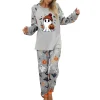 Pajamas For Women Set Halloween Cozy 2 Piece Outfit Soft Comfortable Sleepwear Loungewear Nightwear Nightclothes Homewea