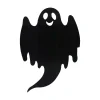 Paper Ghost Cutouts Decoration, Black, 12 Pieces, Halloween by Way To Celebrate
