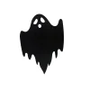 Paper Ghost Cutouts Decoration, Black, 12 Pieces, Halloween by Way To Celebrate