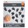 Paper Ghost Cutouts Decoration, Black, 12 Pieces, Halloween by Way To Celebrate