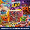 Party Favor Candy Mix - 5 lb Bulk Pinata Stuffers Candy Bulk - Candy Variety Pack - Individually Wrapped (Candy May Vary