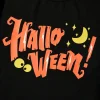 PatPat Halloween Pajamas Kids Holiday Pjs Family Matching Letter & Bat Print Short Sleeve Sleepwear Sets for Women Girls