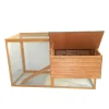 PawHut 64in Large Wooden Chicken Coop Kit With Outdoor Run And Nesting Box