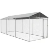 PawHut Outdoor Dog Kennel With Waterproof Roof, 19.7 x 7.5 x 7.5 in