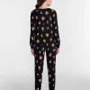 Peanuts Halloween Women’s Snoopy Matching Family Sleepwear Long Sleeve Top and Pants Pajama Set, 2 Piece