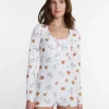 Peanuts Snoopy Women's and Women's Plus Pumpkin One Piece Sleep Romper