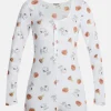 Peanuts Snoopy Women's and Women's Plus Pumpkin One Piece Sleep Romper