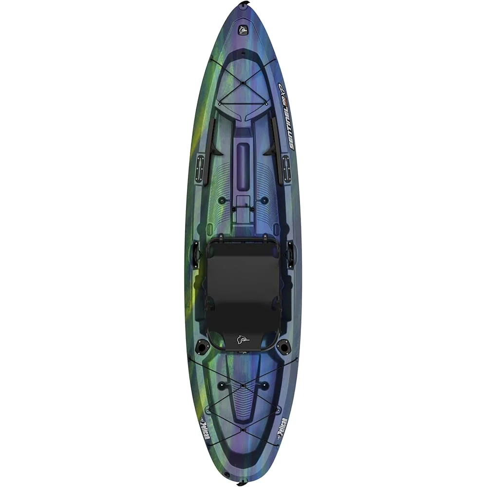 Pelican Sentinel 100XP Angler 10-Foot Sit-On-Top Fishing Kayak - Iris