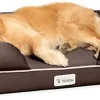 PetFusion Ultimate Orthopedic Dog Bed - Large, 50 x 40 x 13 in, 6-inch CertiPUR-US Memory Foam