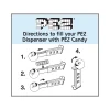 PEZ Spongebob Gift Set, Four Dispensers and Six Candy Refills in Collectible Tin