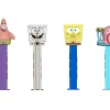 PEZ Spongebob Gift Set, Four Dispensers and Six Candy Refills in Collectible Tin