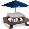 Little Tikes Fold 'N Store Picnic Table With Market Umbrella - 632433M