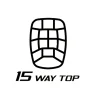 PING DLX Cart Bag, White, 15-Way Top, 15 Pockets - DLX