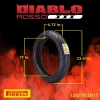 Pirelli Diablo Rosso III 120/70ZR17 Front And 240/45 ZR17 Rear Tires With Keychain