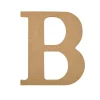 Plaid Unfinished Wood MDF 5" Letter for DIY Arts and Crafts
