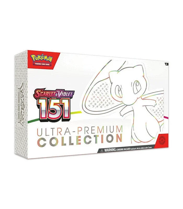 Pokemon Ultra-Premium Collection 2023 Scarlet & Violet-151 With Mew & Mewtwo Cards - 16 Booster Packs