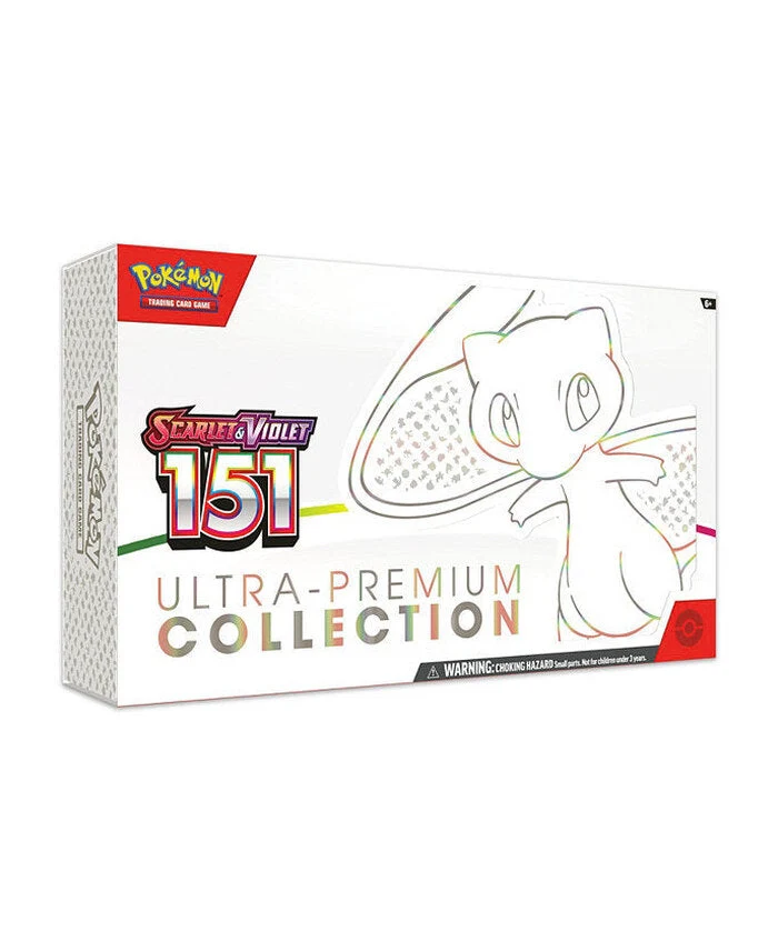 Pokemon Ultra-Premium Collection 2023 Scarlet & Violet-151 With Mew & Mewtwo Cards - 16 Booster Packs