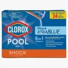 Clorox Pool & Spa XtraBlue Pool Shock Algaecide Treatment 1lb Bag Case 24 Pack