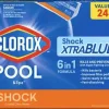 Clorox Pool & Spa XtraBlue Pool Shock Algaecide Treatment 1lb Bag Case 24 Pack