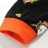 POPTEM Toddler Halloween Pajamas Glow in the Dark Long Sleeve 2-Piece Sleepwear 4T
