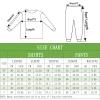 POPTEM Toddler Halloween Pajamas Glow in the Dark Long Sleeve 2-Piece Sleepwear 4T