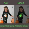 POPTEM Toddler Halloween Pajamas Glow in the Dark Long Sleeve 2-Piece Sleepwear 4T
