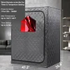 Portable 2-Person Infrared Sauna Tent With 2 Foldable Chairs, Remote Control, 1600 Watt, 140 Fahrenheit