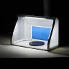 Portable Airbrush Spray Booth With Dual Fans, 3 LED Lights And Exhaust Hose