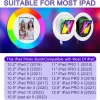 Portable iPad Photo Booth With 29in LCD Screen, RGB Ring Light, Remote Control And Flight Case