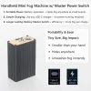 Portable Smoke Machine with Remote Control - fog machine liquid Ideal for Photography, Outdoor Events, Parties, Stage Ef