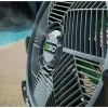 POWER+ 18 in Portable Outdoor Electric Misting Fan, 5 Speeds
