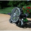 POWER+ 18 in Portable Outdoor Electric Misting Fan, 5 Speeds