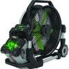 POWER+ 18 in Portable Outdoor Electric Misting Fan, 5 Speeds