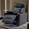 Power Recliner Chair With USB Charging Ports, Cup Holders And Swivel Tray Table - 270-Degree Swivel
