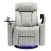 Power Recliner Chair With USB Charging Ports, Cup Holders And Swivel Tray Table - 270-Degree Swivel