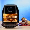 PowerXL Air Fryer Oven 10 Quart With Rotisserie And Food Dehydrator - XLT