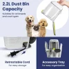 PAWSPIK Pet Grooming Vacuum Kit With 7 Tools, 6 Suction Levels And 2.2L Dust Bin - GroomingPro Rx