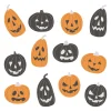 Pumpkin Cutouts, Orange and Black, 12 Pieces, Halloween by Way To Celebrate