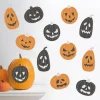 Pumpkin Cutouts, Orange and Black, 12 Pieces, Halloween by Way To Celebrate