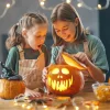 Pumpkin Masters Plastic Bare Bones Pumpkin Carving Tool Kit, 2 Pieces (Orange)
