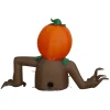 Pumpkin Skeleton Crawler Airblown Yard Inflatable, Multicolor, 4', Halloween by Way To Celebrate