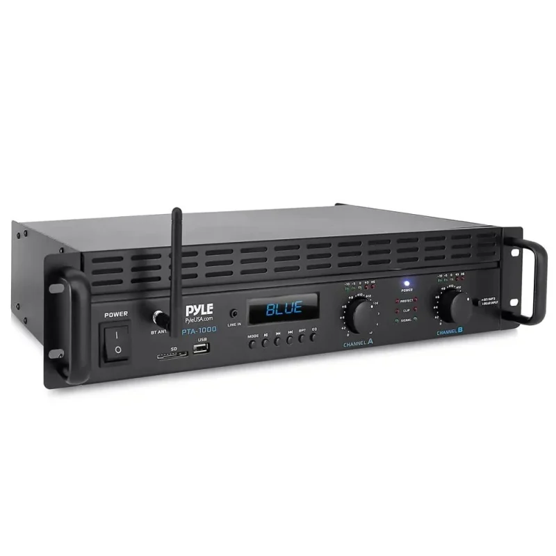 Pyle 2-Channel 2000W Bridgeable Rack-Mount Pro Audio Amplifier