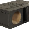 QPower Dual 12in Vented Subwoofer Box - QBOMB12VL