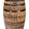 Real Wood Products Jack Daniel's Oak Whiskey Barrel, 53 Gallon, 35 in H x 26 in D, Barrel Brown